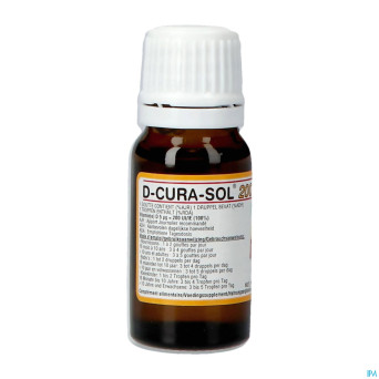 D-cura sol 200ui fl 10ml nf
