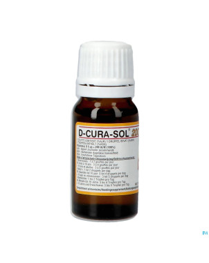D-cura sol 200ui fl 10ml nf
