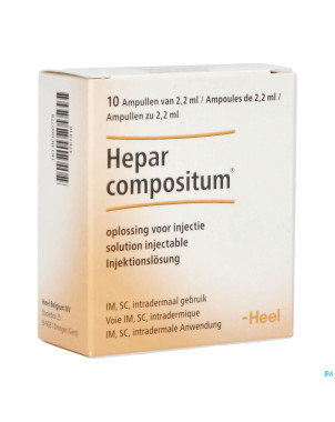 Hepar compositum sol inj amp 10x2,2ml