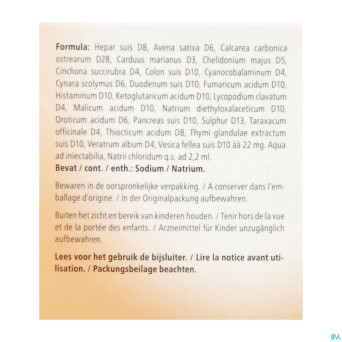 Hepar compositum sol inj amp 10x2,2ml