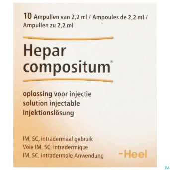 Hepar compositum sol inj amp 10x2,2ml