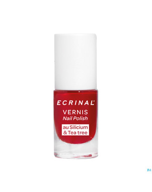 Ecrinal vernis silicium&tea tree rouge passion 5ml
