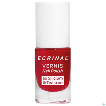 Ecrinal vernis silicium&tea tree rouge passion 5ml