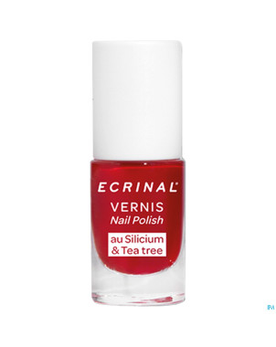 Ecrinal vernis silicium&tea tree rouge passion 5ml