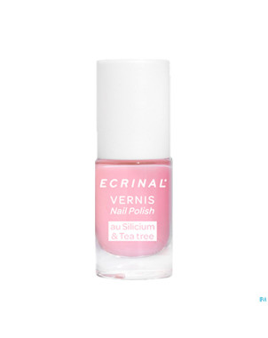 Ecrinal vernis silicium&tea tree rose perle 5ml