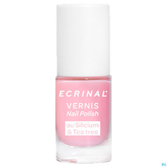 Ecrinal vernis silicium&tea tree rose perle 5ml