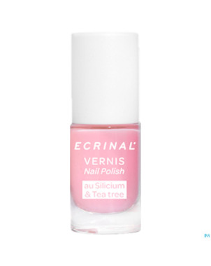 Ecrinal vernis silicium&tea tree rose perle 5ml
