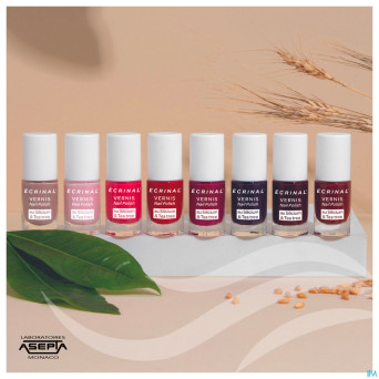 Ecrinal vernis silicium&tea tree rose perle 5ml