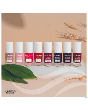 Ecrinal vernis silicium&tea tree rose perle 5ml