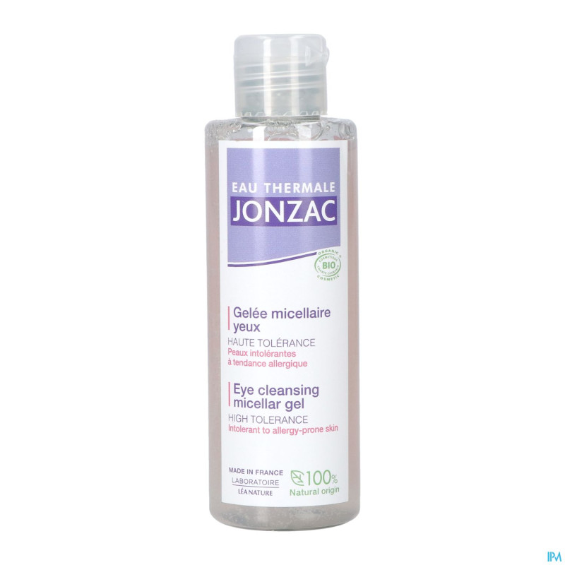 Jonzac reactive gelee micel yeux h. tol. bio 100ml