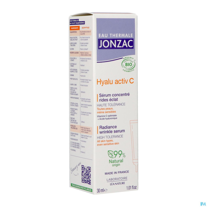 Jonzac serum hyalu c concent. rides 30ml
