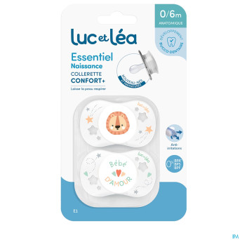 Luc&lea sucette essentiel 0-2m 2