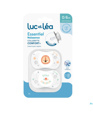 Luc&lea sucette essentiel 0-2m 2