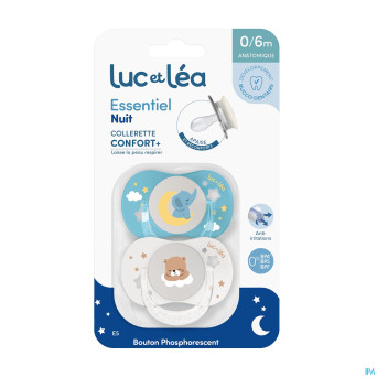 Luc&lea sucette essentiel nuit 0-6m 2
