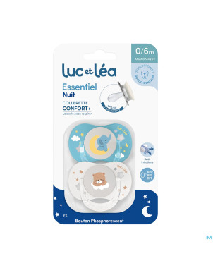 Luc&lea sucette essentiel nuit 0-6m 2