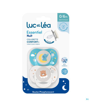 Luc&lea sucette essentiel nuit 0-6m 2