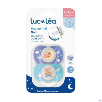 Luc&lea sucette essentiel nuit 6-18m 2