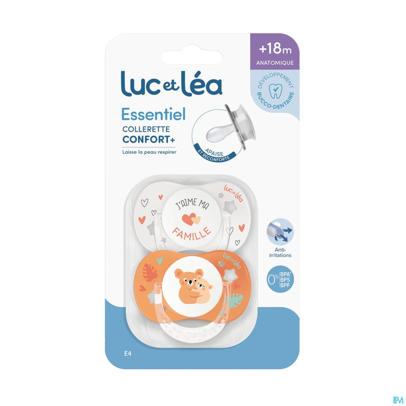 Luc&lea sucette essentiel 18m+ 2
