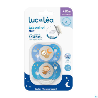 Luc&lea sucette essentiel nuit 18m+ 2