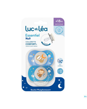 Luc&lea sucette essentiel nuit 18m+ 2