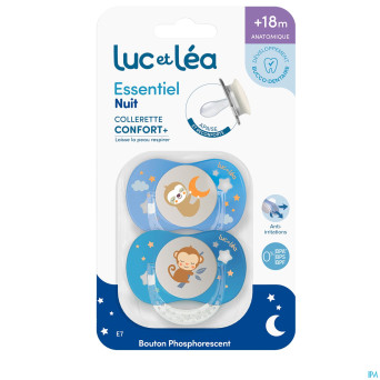 Luc&lea sucette essentiel nuit 18m+ 2