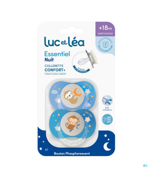 Luc&lea sucette essentiel nuit 18m+ 2
