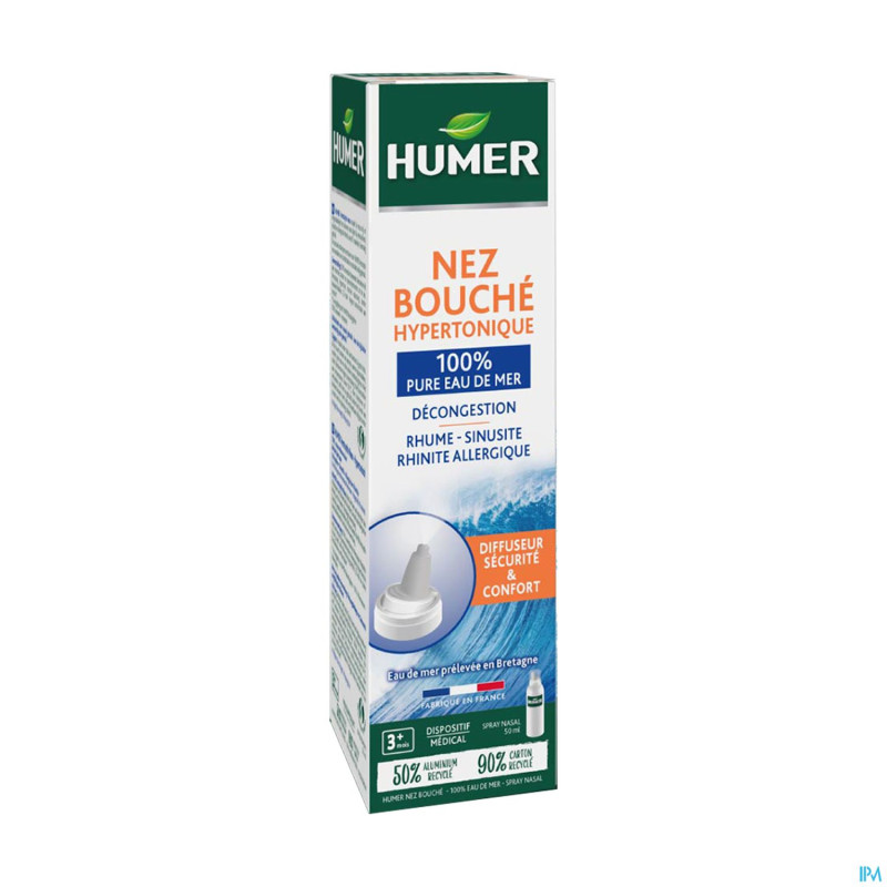 Humer spray hyperton. adulte/enfant diff.soft 50ml