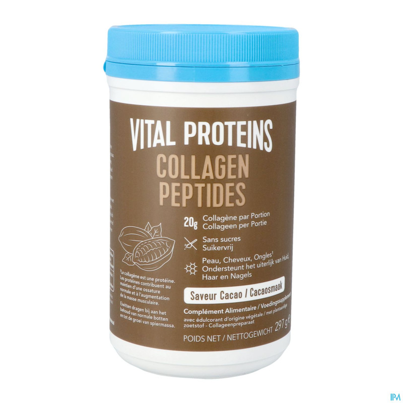 Vital proteins collagen peptides cacao pdr 297g