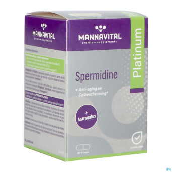 Mannavital spermidine platinium v-caps 60