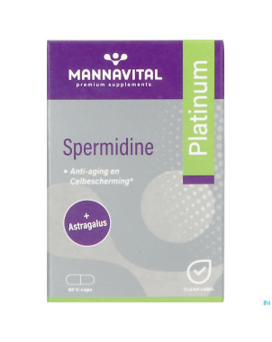 Mannavital spermidine platinium v-caps 60