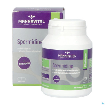 Mannavital spermidine platinium v-caps 60