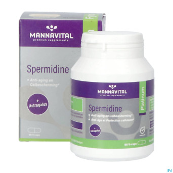 Mannavital spermidine platinium v-caps 60