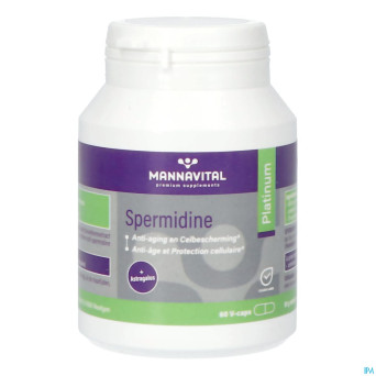 Mannavital spermidine platinium v-caps 60