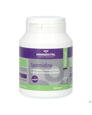 Mannavital spermidine platinium v-caps 60