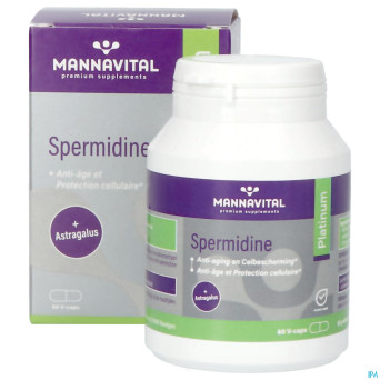 Mannavital spermidine platinium v-caps 60