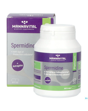Mannavital spermidine platinium v-caps 60