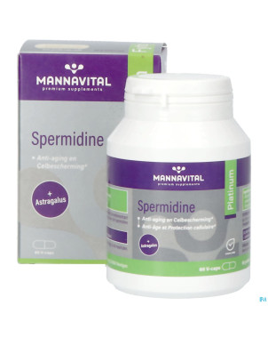 Mannavital spermidine platinium v-caps 60