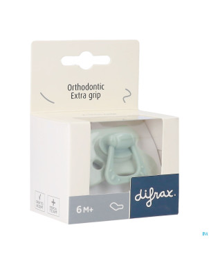 Difrax sucette dental +6m green jade