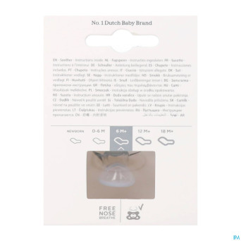 Difrax sucette dental +6m green jade