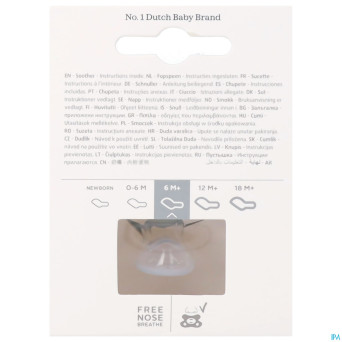 Difrax sucette dental +6m green jade