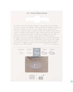 Difrax sucette dental +6m green jade