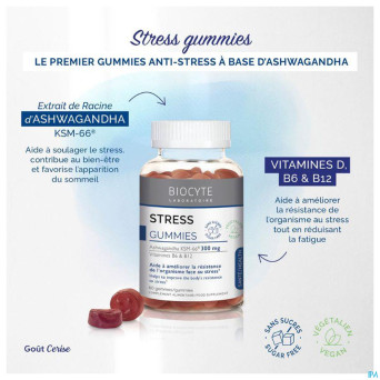 Biocyte stress gummies 60