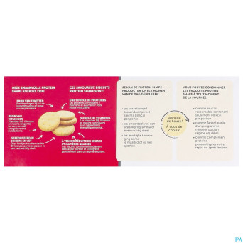 Modifast protein shape biscuits vanil.citron 156g