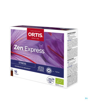 Ortis zen express bio s/alcool 10x15ml