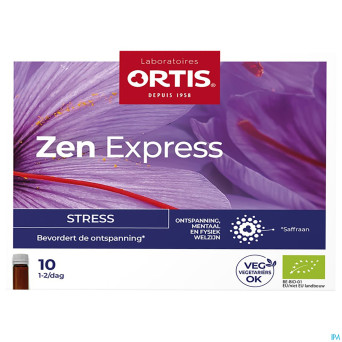 Ortis zen express bio s/alcool 10x15ml