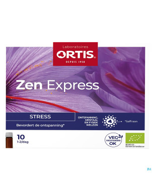Ortis zen express bio s/alcool 10x15ml