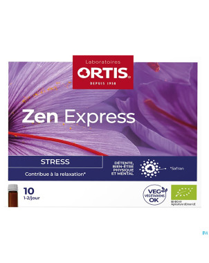 Ortis zen express bio s/alcool 10x15ml