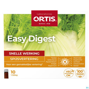 Ortis easy digest shots 10x15ml