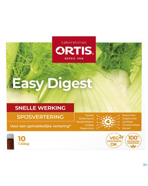 Ortis easy digest shots 10x15ml