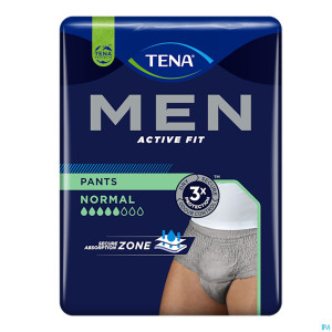 Tena men active fit pants normal gris s/m12 772702